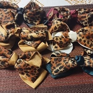 No Boundaries Leopard Print Hair Accessories Tan and Black